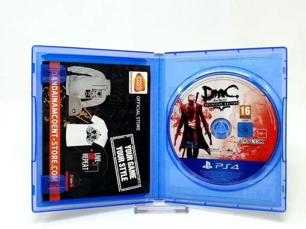 Lateral de la caja de DmC: Devil May Cry - Definitive Edition (UK) para PlayStation 4