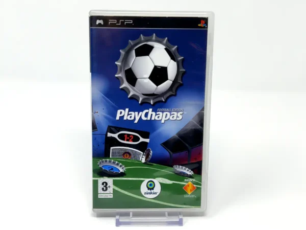 Portada de PlayChapas Football Edition (ESP) (Rebajado) para PSP, edición PAL España, de segunda mano