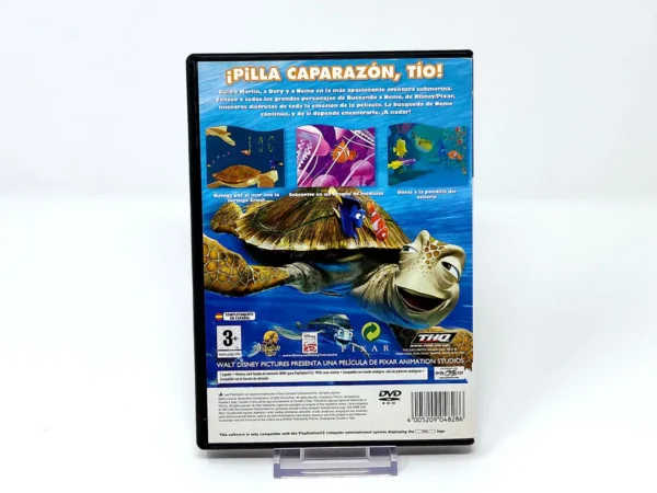 Parte trasera de Buscando a Nemo (ESP) para PlayStation 2, edición PAL España