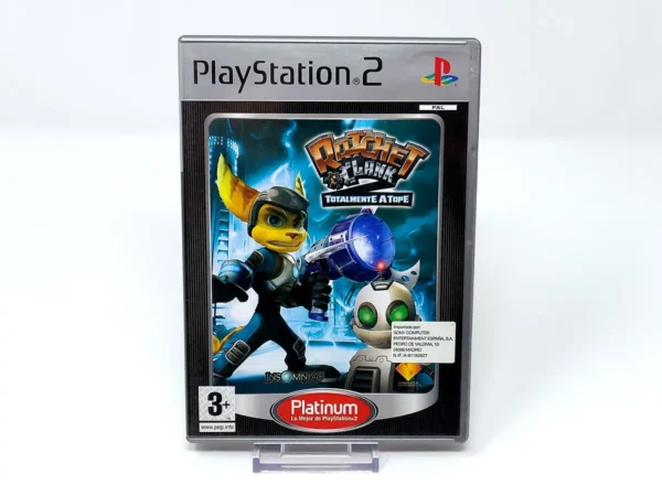 Portada de Ratchet & Clank 2: Totalmente a Tope (ESP) (Platinum) para PlayStation 2, edición PAL España, de segunda mano