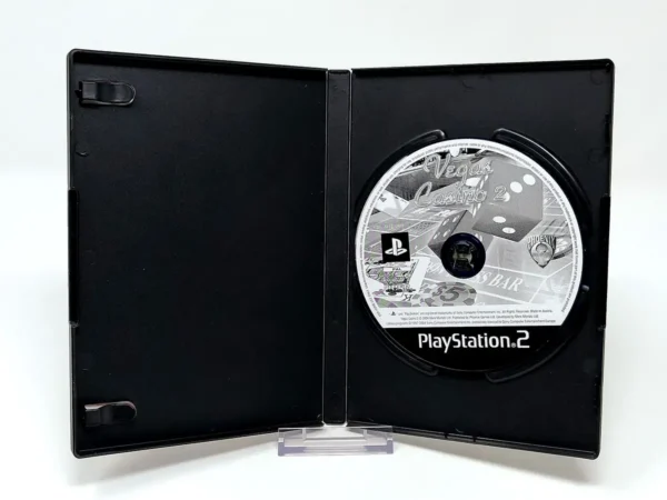Interior del juego Vegas Casino II (FRA) (Rebajado) para PlayStation 2 con disco y manual