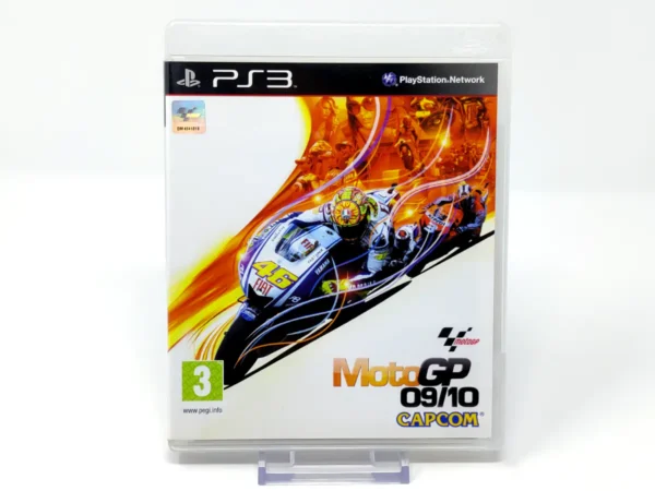 Portada de MotoGP 09/10 (ESP) para PlayStation 3, edición PAL España, de segunda mano