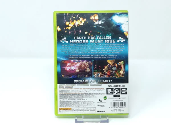 Interior del juego Star Ocean: The Last Hope (UK) para XBOX 360 con disco y manual