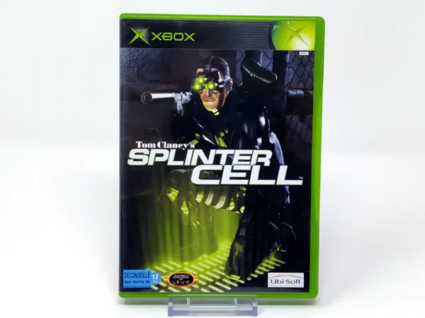 Portada de Tom Clancy's Splinter Cell (FRA) para XBOX, edición PAL Francia, de segunda mano