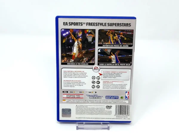 Parte trasera de NBA Live 06 (ESP) para PlayStation 2, edición PAL España