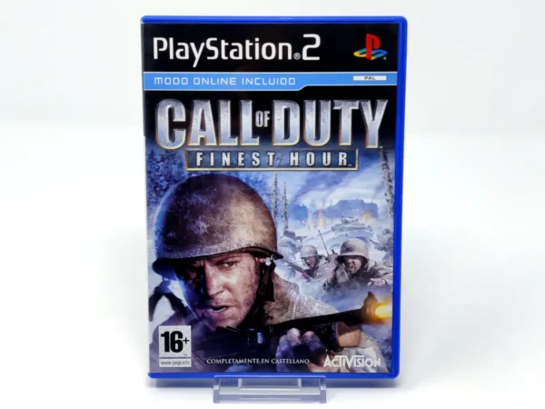 Portada de Call of Duty: Finest Hour (ESP) para PlayStation 2, edición PAL España, de segunda mano