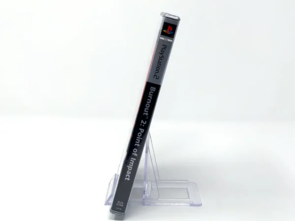 Lateral de la caja de Burnout 2: Point of Impact (ESP) (Platinum) para PlayStation 2
