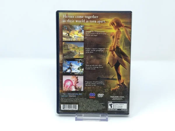 Parte trasera de Grandia III (USA) para PlayStation 2, edición NTSC USA