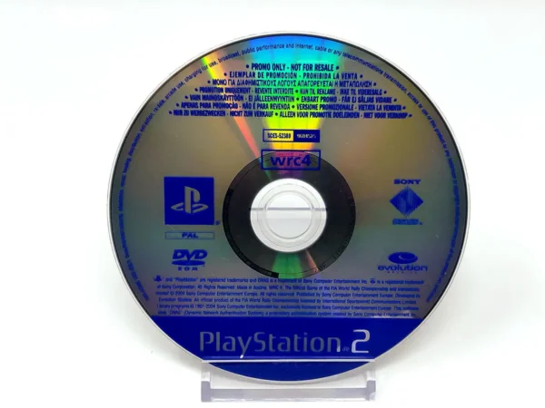 Portada de WRC 4: The Official Game of the FIA World Rally Championship (ESP) (Promo) (Disco) para PlayStation 2, edición PAL España, de segunda mano