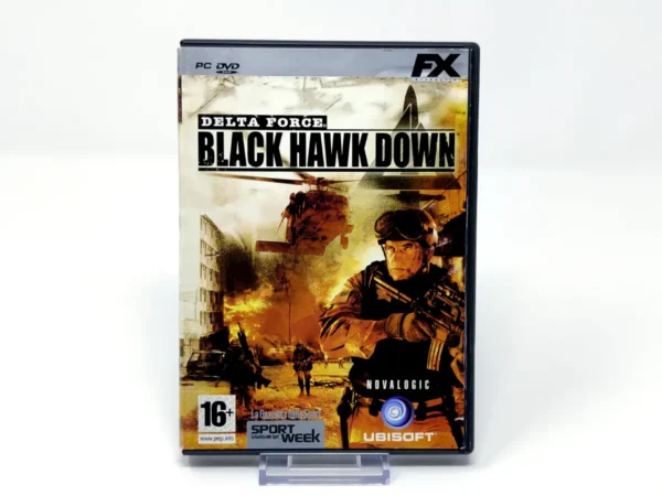 Portada de Delta Force: Black Hawk Down (ITA) para PC, edición PAL Italia, de segunda mano