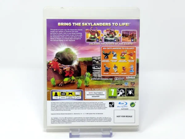 Parte trasera de Skylanders: Giants (ESP) (Rebajado) para PlayStation 3, edición PAL España