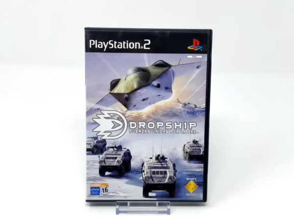 Portada de Dropship: Fuerzas Unidas por la paz (ESP) para PlayStation 2, edición PAL España, de segunda mano