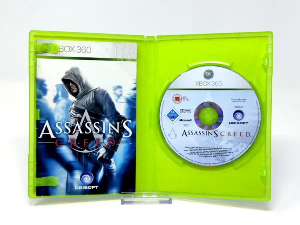 Interior del juego Assassin's Creed (ESP) para XBOX 360 con disco y manual