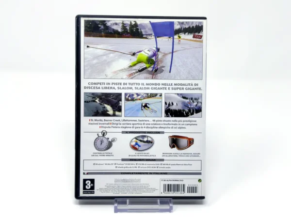 Parte trasera de Ski Alpin (ITA) para PC, edición PAL Italia