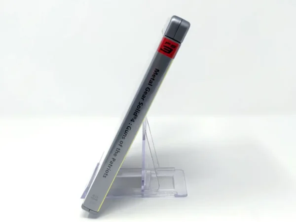 Lateral de la caja de Metal Gear Solid 4: Guns of the Patriots (ESP) (Platinum) para PlayStation 3