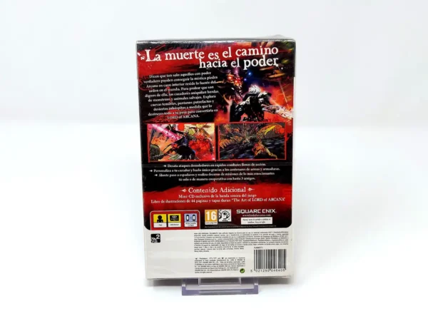 Parte trasera de Lord of Arcana (ESP) (Precintado) para PSP, edición PAL España
