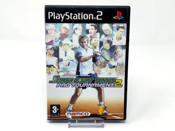 Portada de Smash Court Tennis: Pro Tournament 2 (ESP) (Rebajado) para PlayStation 2, edición PAL España, de segunda mano