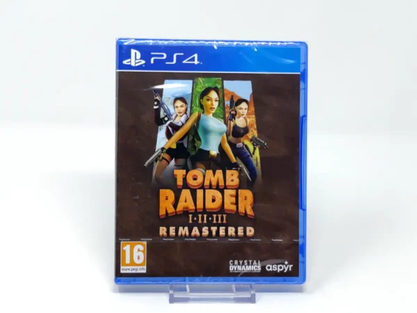 Portada de Tomb Raider I•II•III: Remastered (ESP) (Precintado) para PlayStation 4, edición PAL España, nuevo