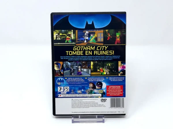 Parte trasera de LEGO Batman: Le Jeu Video (FRA) para PlayStation 2, edición PAL Francia