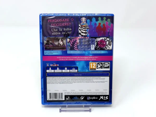 Parte trasera de Yurukill: The Calumniation Games (Deluxe Edition) (ITA) (Precintado) para PlayStation 4, edición PAL Italia