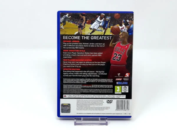 Parte trasera de NBA 2K11 (UK) para PlayStation 2, edición PAL UK
