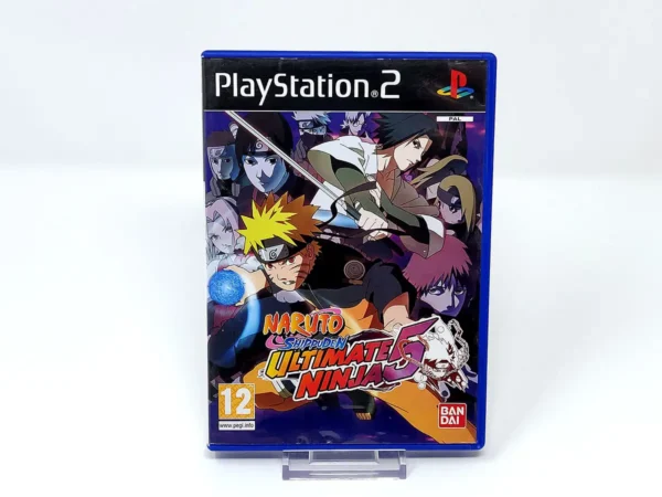Portada de Naruto Shippuden: Ultimate Ninja 5 (FRA) (Rebajado) para PlayStation 2, edición PAL Francia, de segunda mano