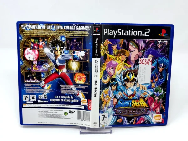 Los Caballeros del Zodiaco: Saint Seiya: The Hades (ESP) (Carátula) (Rebajado) para PlayStation 2, edición PAL España, de segunda mano