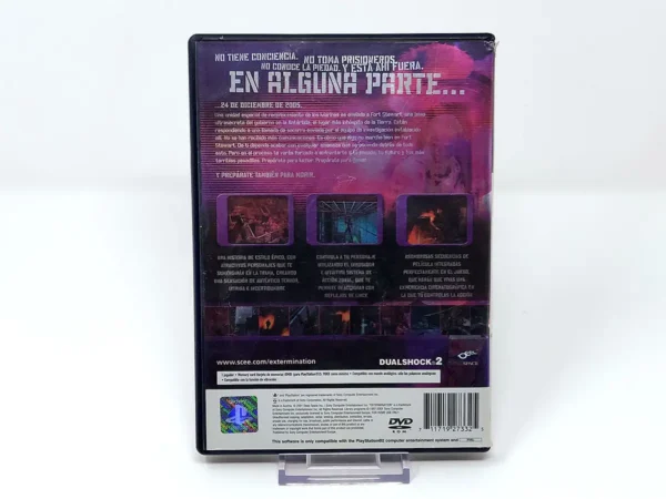 Parte trasera de Extermination (ESP) (Rebajado) para PlayStation 2, edición PAL España
