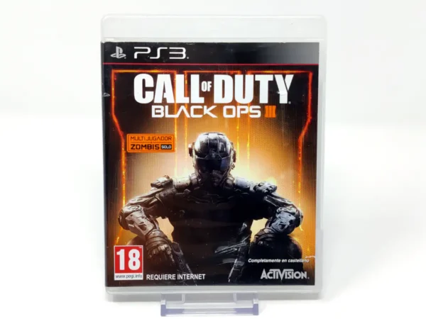 Portada de Call of Duty: Black Ops III (ESP) (Rebajado) para PlayStation 3, edición PAL España, de segunda mano