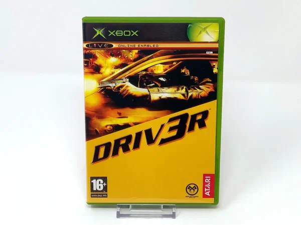 Portada de Driv3r (UK) para XBOX, edición PAL UK, de segunda mano