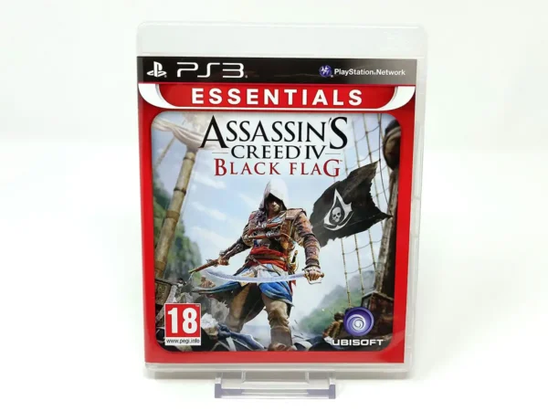 Portada de Assassin's Creed IV: Black Flag (ESP) (Essentials) para PlayStation 3, edición PAL España, de segunda mano