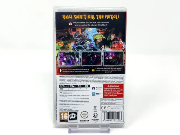 Parte trasera de Metal Tales: Overkill (Deluxe Edition) (ESP) (Precintado) para Nintendo Switch, edición PAL España