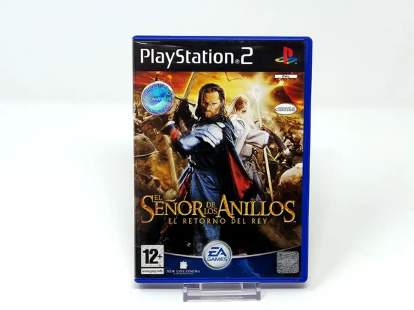 Portada de El Señor de los Anillos: El Retorno del Rey (ESP) (v2) para PlayStation 2, edición PAL España, de segunda mano