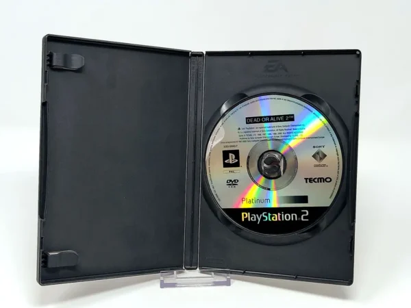Interior del juego Dead or Alive 2 (FRA) (Platinum) (Rebajado) para PlayStation 2 con disco y manual