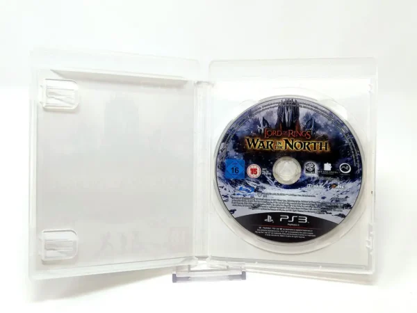 Interior del juego El Señor de los Anillos: La Guerra del Norte (ESP) (Rebajado) para PlayStation 3 con disco y manual