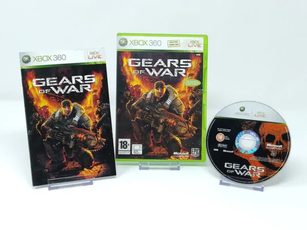 Lateral de la caja de Gears of War (ESP) (Rebajado) para XBOX 360