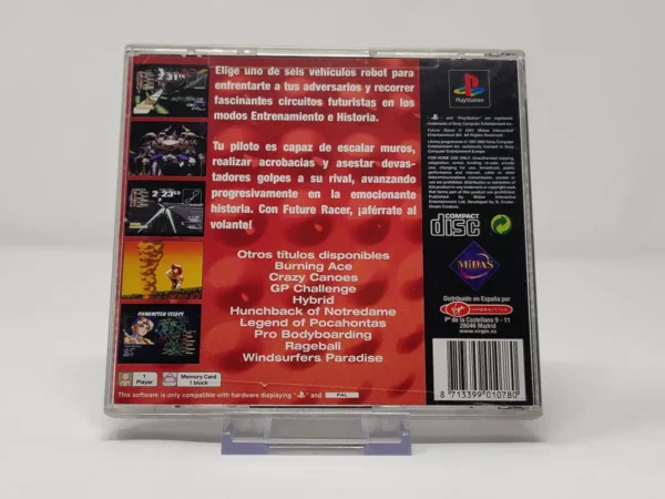 Future Racer (ESP) (Carátula) para PlayStation 1, de segunda mano