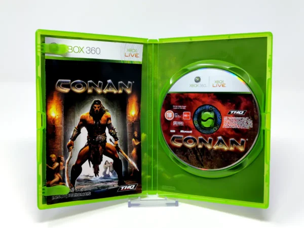 Interior del juego Conan (ESP) para XBOX 360 con disco y manual