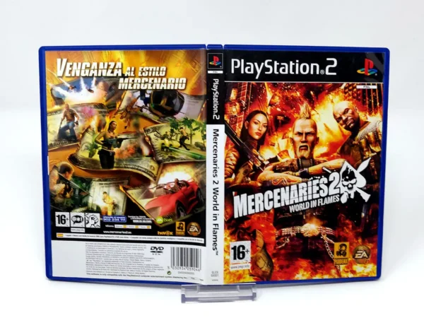 Mercenaries 2: World in Flames (ESP) (Carátula) para PlayStation 2, edición PAL España, de segunda mano