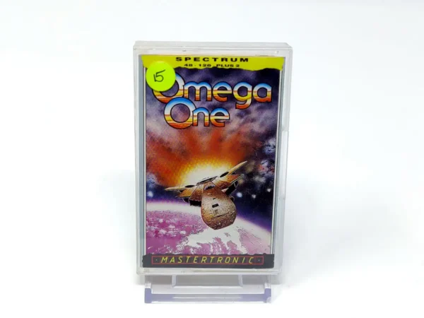 Portada de Omega One (Mastertronic) para Sinclair ZX Spectrum, edición PAL, de segunda mano