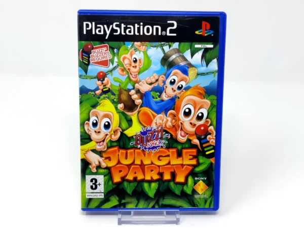Portada de Buzz! Junior: Jungle Party (UK) (Rebajado) para PlayStation 2, edición PAL UK, de segunda mano