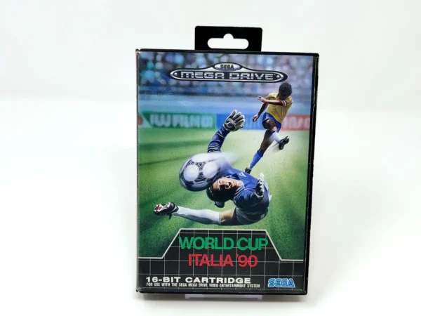 Portada de World Cup Italia 90 (ESP) (Rebajado) para Sega Mega Drive, edición PAL España, de segunda mano