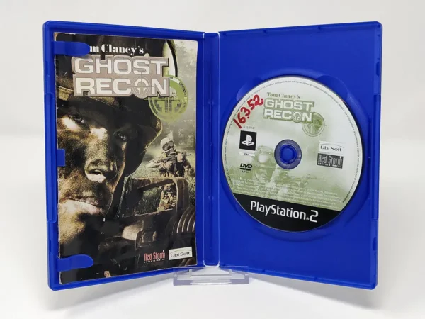 Lateral de la caja de Tom Clancy's Ghost Recon (ESP) (Rebajado) para PlayStation 2