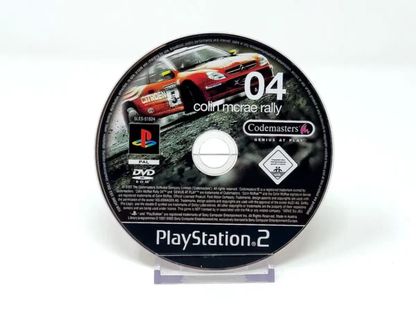 Portada de Colin McRae Rally 04 (ESP) (Disco) para PlayStation 2, edición PAL España, de segunda mano