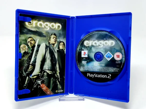 Interior del juego Eragon (ESP) para PlayStation 2 con disco y manual