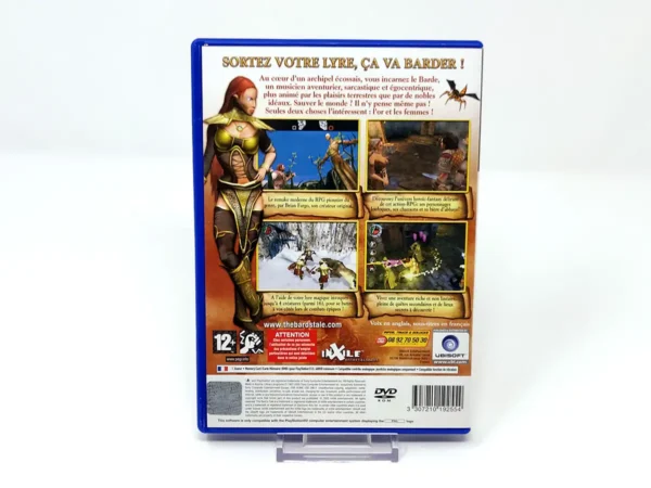 Parte trasera de The Bard's Tale (FRA) para PlayStation 2, edición PAL Francia