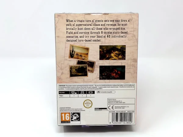 Parte trasera de Hard West: Collector's Edition (EUR) (Precintado) para Nintendo Switch, edición PAL EUR