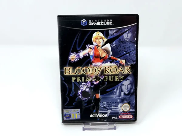 Portada de Bloody Roar: Primal Fury (UK) para Nintendo GameCube, edición PAL UK, de segunda mano