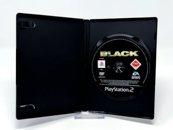 Interior del juego Black (ESP) (Rebajado) para PlayStation 2 con disco y manual