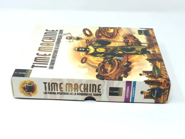 Lateral de la caja de Time Machine: Las Nuevas Aventuras de la Máquina del Tiempo (ESP) para PC